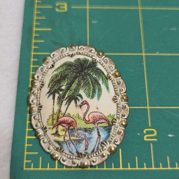 Vintage German Flamingo Brooch - Picture 5 of 5